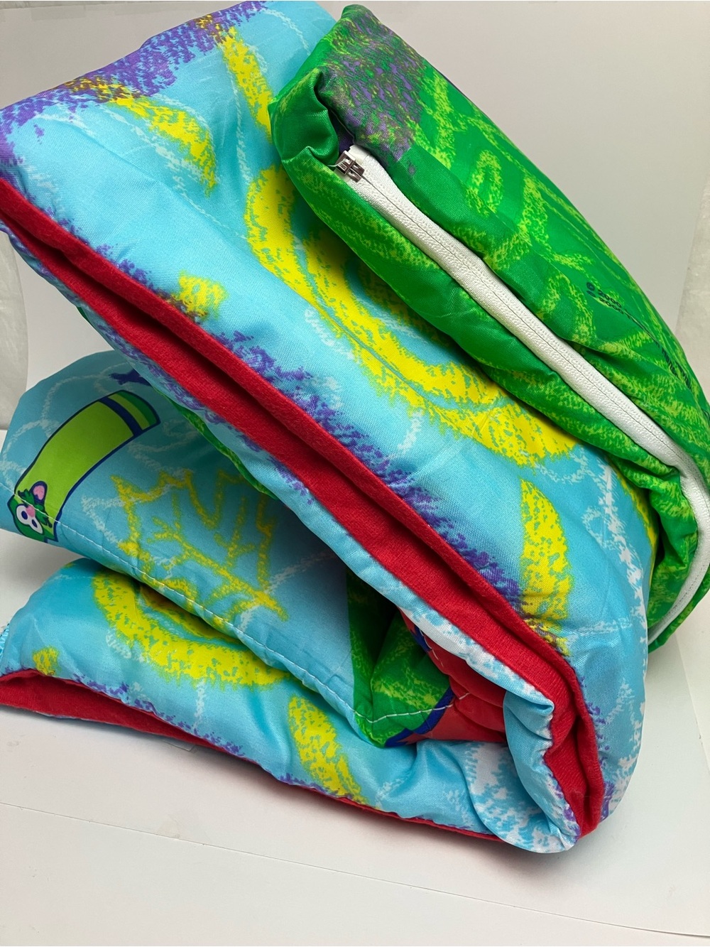 Rare Vintage 2000 Elmo's World Sesame Street Kids Sleeping Bag Y2K Nostalgia - Picture 3 of 12